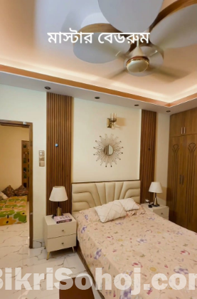 Fully furnished ready flat sale